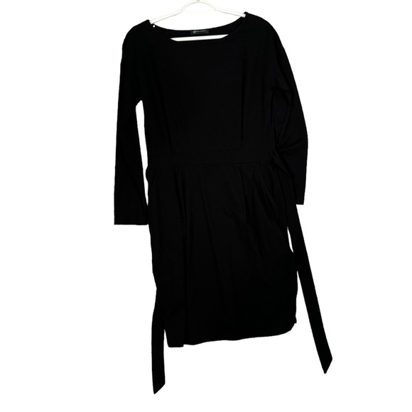 Women’s PrettyGarden Maternity Black Long Sleeve Round Neck Mini Dress. Size L. - Picture 3 of 16